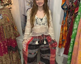 Nomad Spirit kantha Pant -   One Size S to 2X