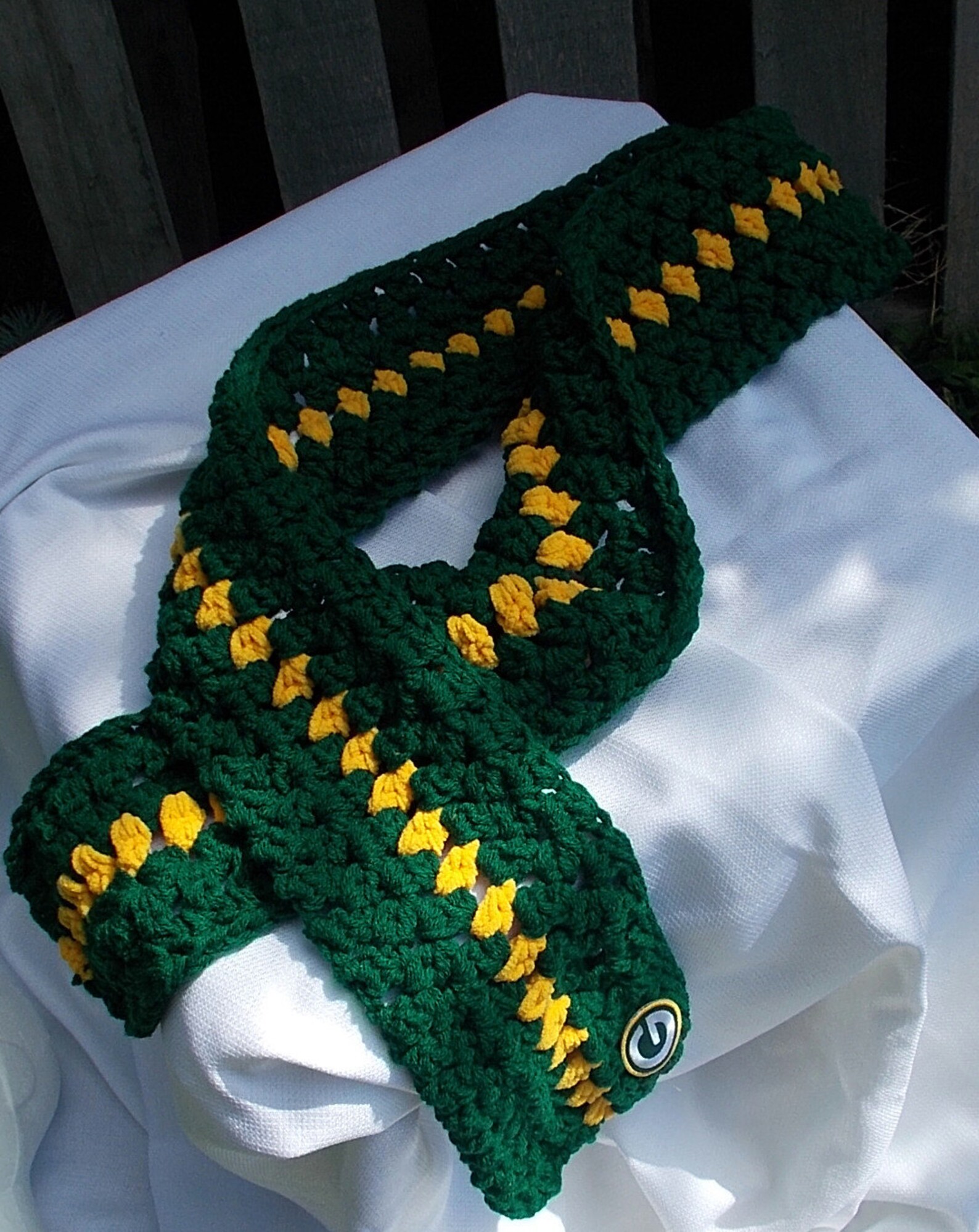 Green Bay Packers Scarf Etsy