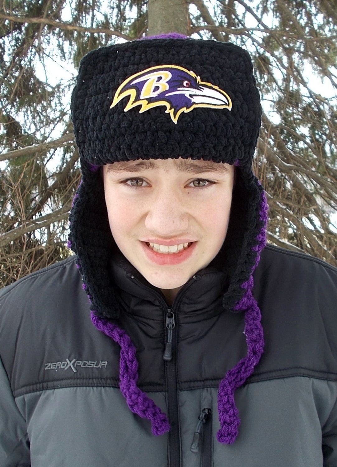 ravens snow hat