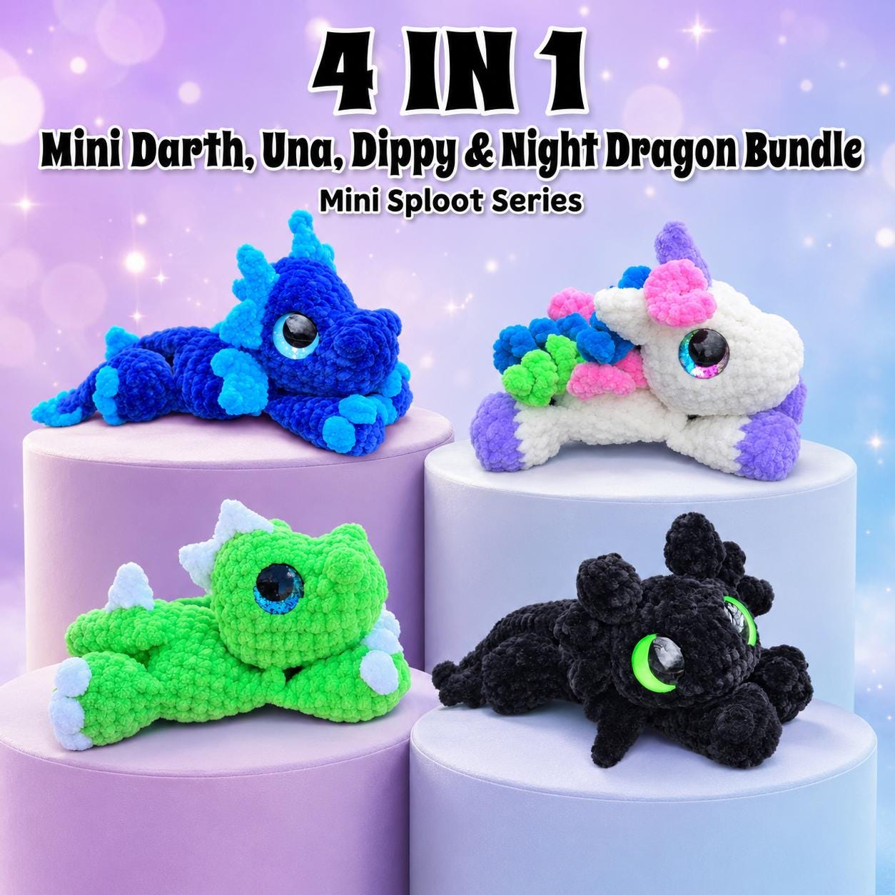 39 Dragon Crochet Patterns: Unleash Your Creativity with These Unique Designs 26 Mini Darth the Dragon