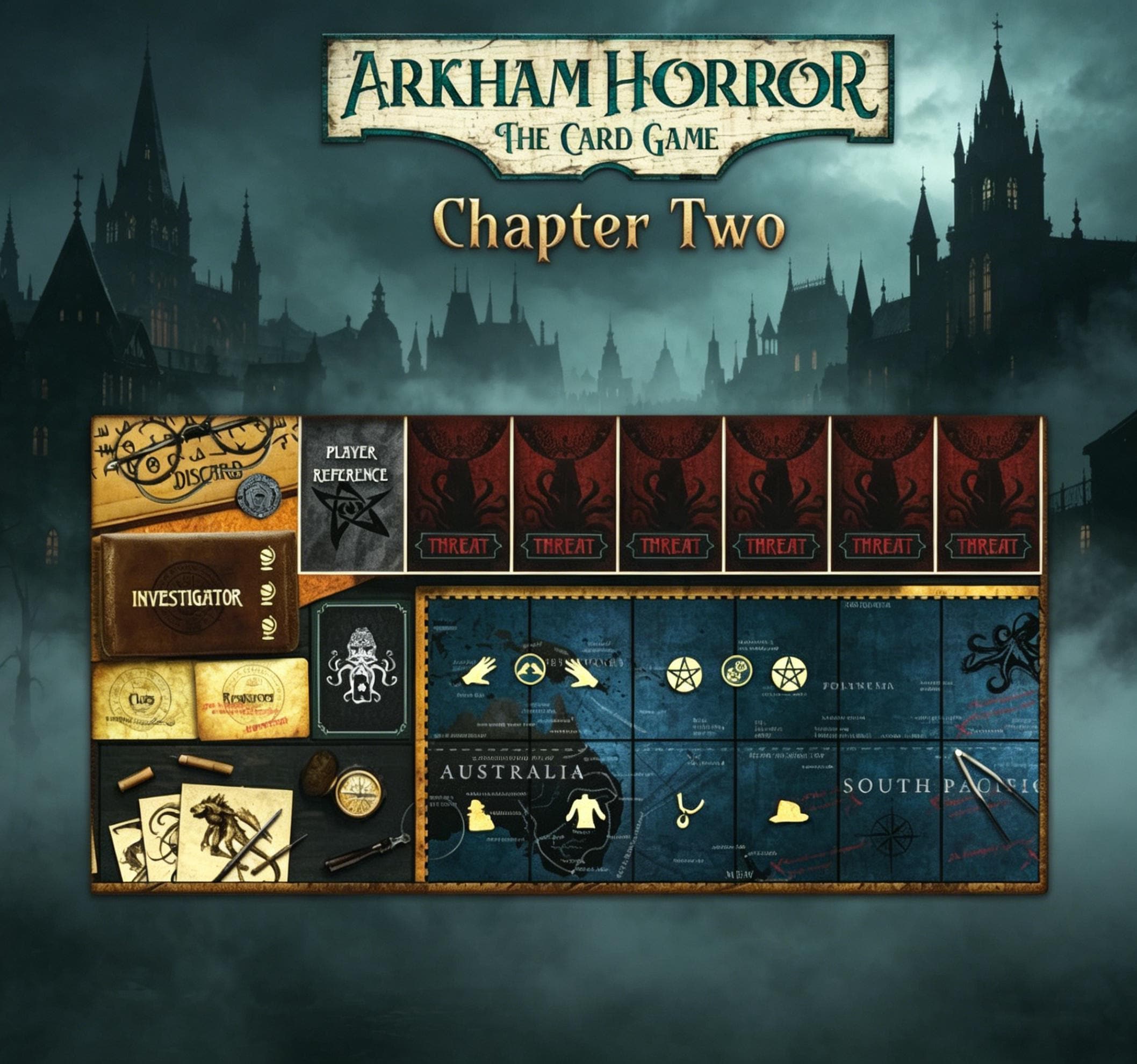 arkham horror card game expansions Amazon.com: Asmodee Arkham Horror Secrets of The Order Board Game Expansion main image 0