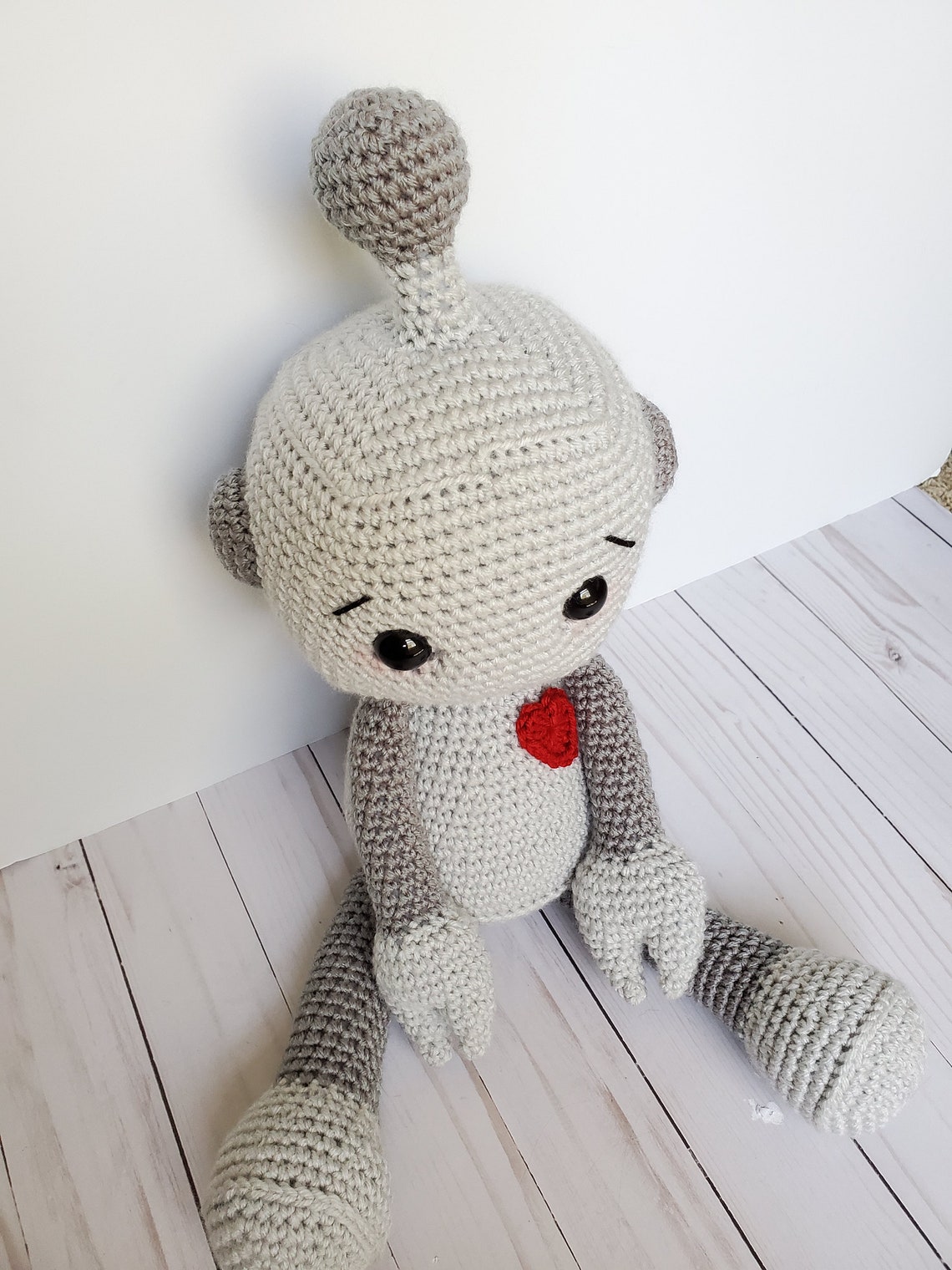 Robot Stuffed Animal for Anxiety Relief / Cute Robot Stuffed Etsy