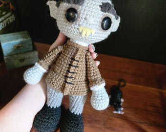 Little Horrorz The Nosferatu / Amigurumi Halloween Display Piece / Creepy Cute Halloween Doll / Unique Gifts for Scary Movie Fans