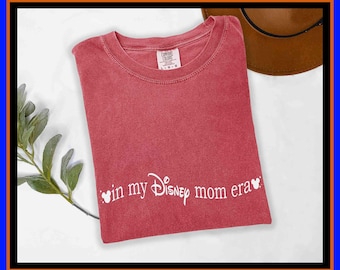 Disney In My Mom Era Minnie Mouse Mama Gift Comfort Colors Mom Shirt Tee Disney Mama | Unisex Adult Kid Cotton T-Shirt Hoodie Gift GU312