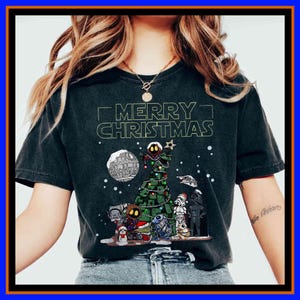 Disney Star Wars Christmas Shirts Baby Yoda Darth Vader Christmas Shirts Funny Star Wars Xmas Shirt Disney Christmas Merry Christmas
