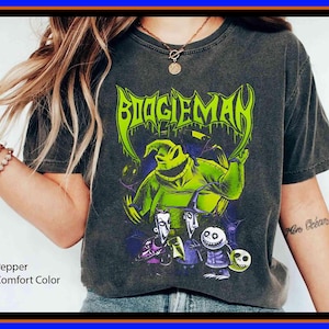 Lock Shock Barrel Oogie Boogie Man Comfort Colors Shirt Nightmare Before Christmas T-Shirt Disney Halloween Party Disneyland Spooky Trip