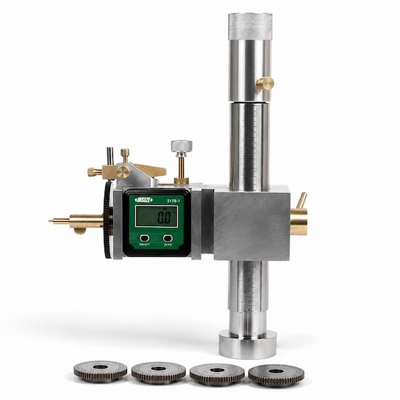 Professional Gemstone Faceting Machine: Stainless Steel, Digital Readout, Precision Cutting Tool