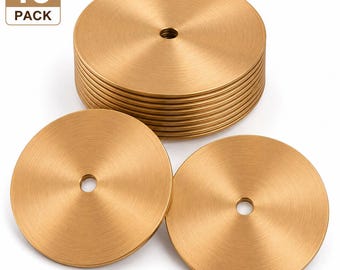 Placas de cobre lapidárias de base 9 (6 polegadas cada)