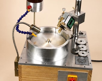 Máquina de lapidação de gemas LAP4ART: equipamento de polimento e retificação de 0 a 4000 RPM
