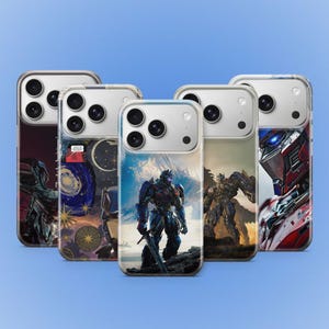 Optimus Prime-telefoonhoes Semi-vrachtwagen Transformers Autobot Cover voor iPhone Samsung Google Pixel Tough-telefoonhoes privacybeschermer