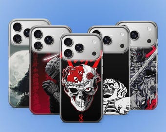 Skull Knight Phone Case Berserk Manga Cover for Iphone Samsung Google Pixel Tough Privacy Protector