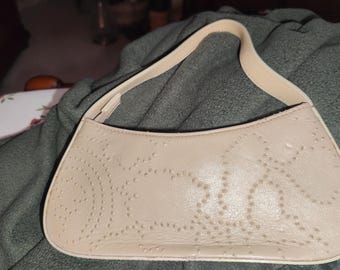 Bolso de fiesta pequeño TOSCA BLUE Made In Italy color beige.