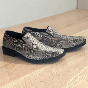 Men's Python Loafer AP01 Natural Atmal Shoes Size 38-43 Jumbo 44-47 Real picture