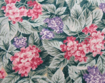 coventry collection by hoffman california floral print vintage cotton fabric -- 44/45 wide by 2 1/2 yards