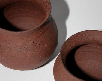 Jarrones gemelos de terracota