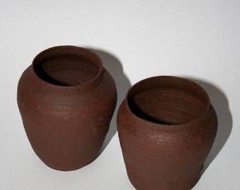 Jarrón doble de terracota