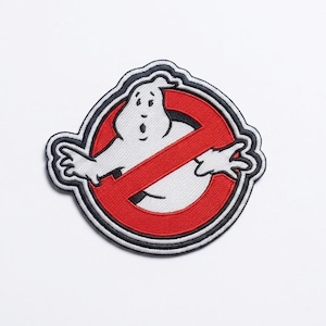 Ghost Symbol Embroidered Iron On Patch Badge