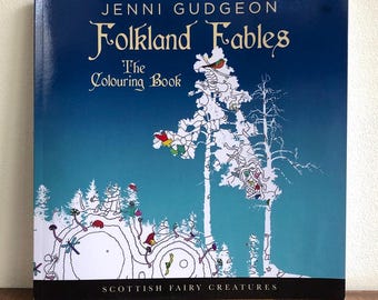 Colouring Book of Scottish Mythical Creatures. Paperback