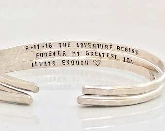Custom Engraved Cuff Bracelet