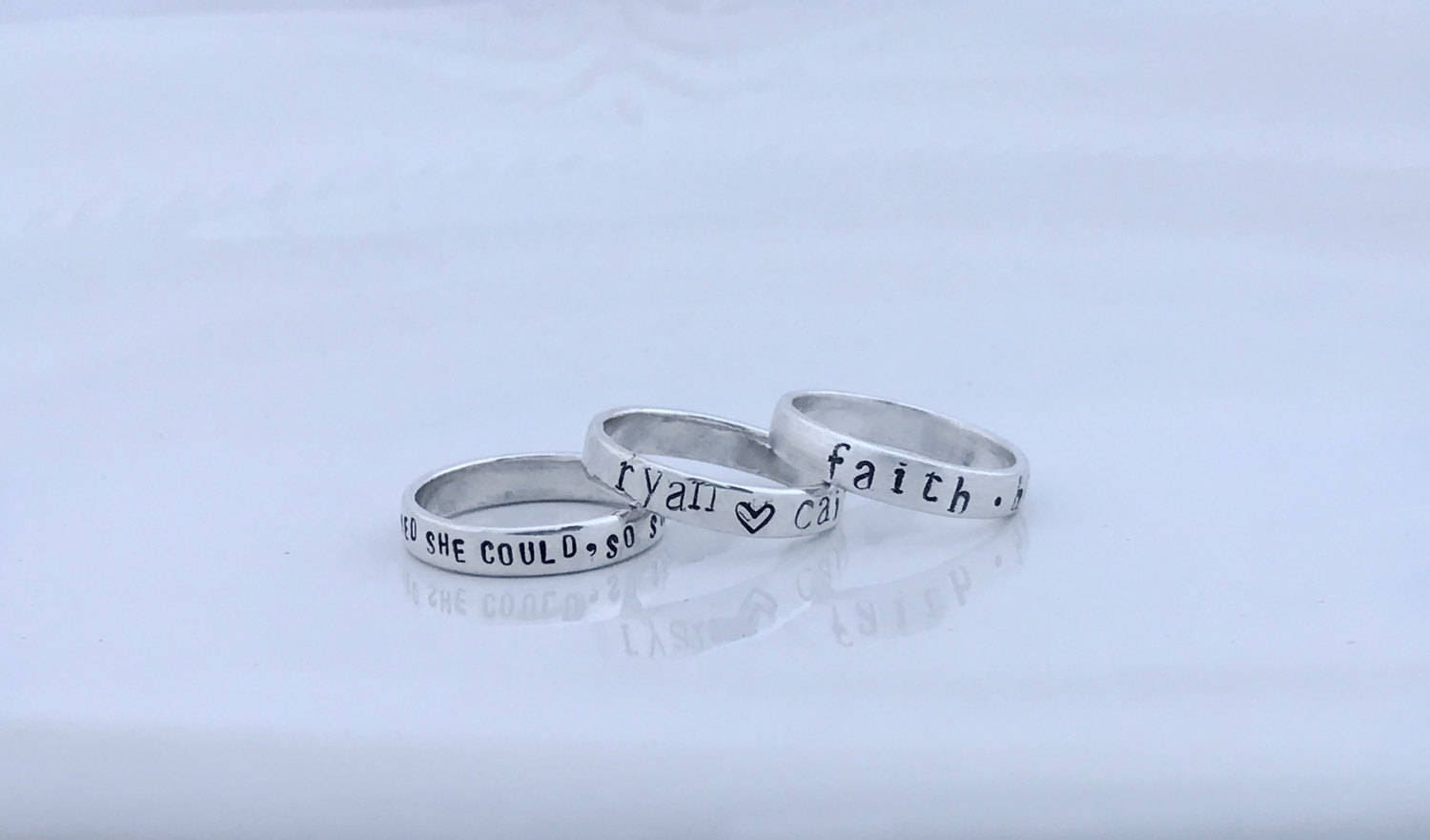 Custom Engraved Stacking Ring