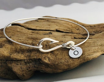 Sterling Fish Hook Bracelet
