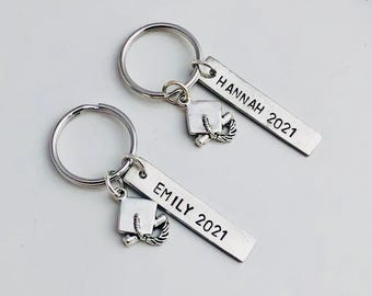 Personalized Graduation Key Chain - Senior Gift