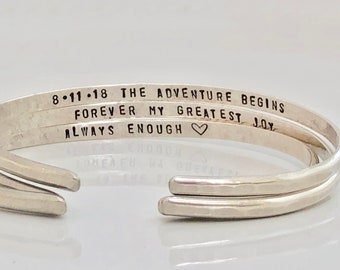 Custom Engraved Cuff Bracelet