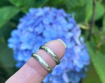 SALE-Waterproof Hand made Toe Rings - Plain Adjustable Toe Rings - 925 Solid Sterling-Yellow/Rose Gold-Flower-Minimalist Rings-Gift for Her