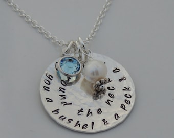 I love you a bushel and a peck Necklace