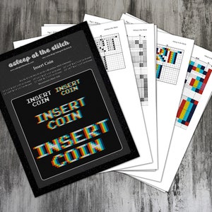 Insert Coin 4-in-1 Cross Stitch Pattern image 4