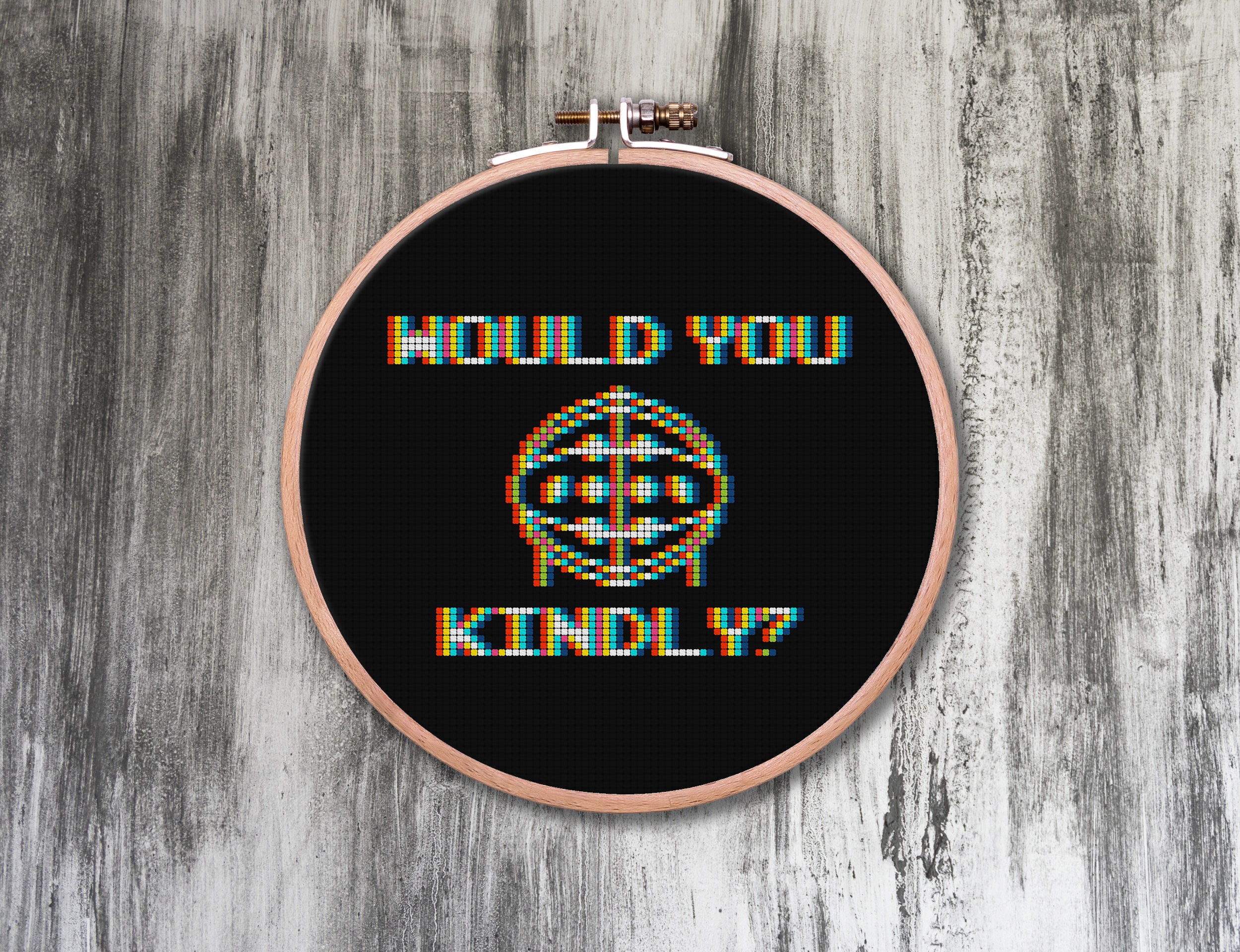 Would You Kindly? Cross Stitch Pattern