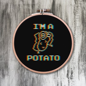 I&#39;m a Potato Cross Stitch Pattern