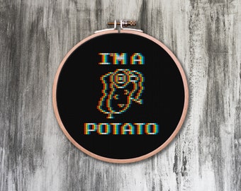 I'm a Potato Cross Stitch Pattern