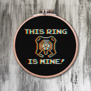 This Ring Is Mine! Cross Stitch Pattern