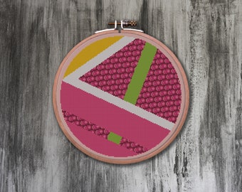 Hoverboard Hoop Cross Stitch Pattern