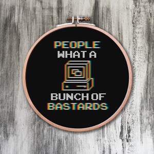 Bunch of Bastards Cross Stitch Pattern