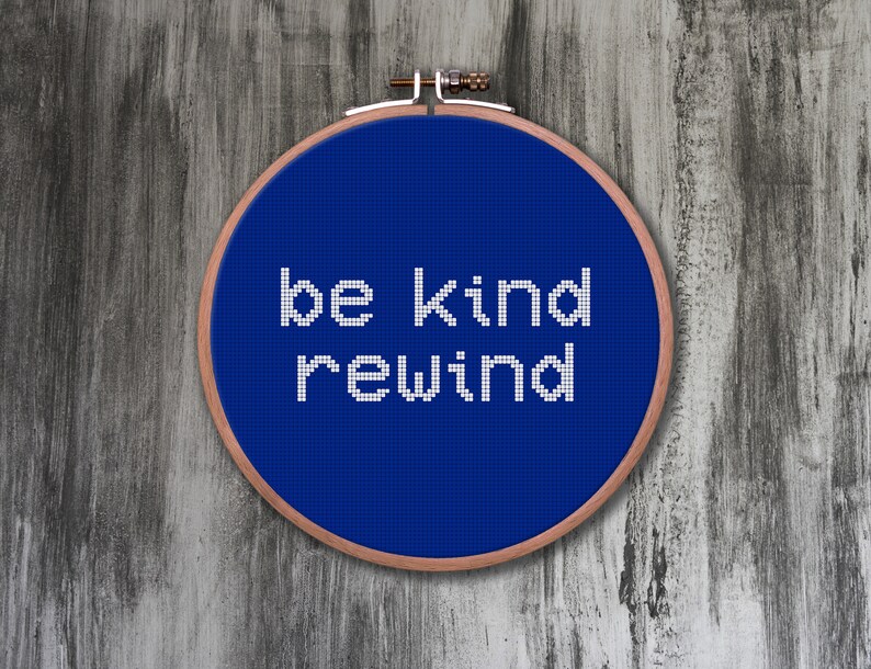 Be Kind, Rewind 6-in-1 Cross Stitch Pattern image 2