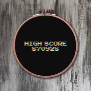 High Score 4-in-1 Customizable Cross Stitch Pattern image 3