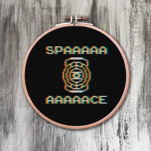 Spaaaaaaaaaace Cross Stitch Pattern