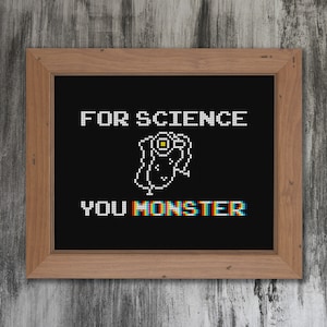 For Science Cross Stitch Pattern