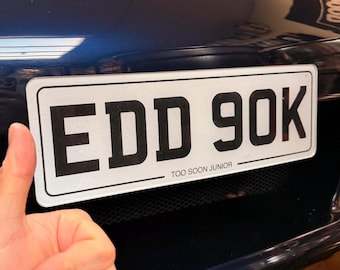 Removable Front Number Plate Mount – Quick-Release, Tape/Screw Fit (Off-Road Use)