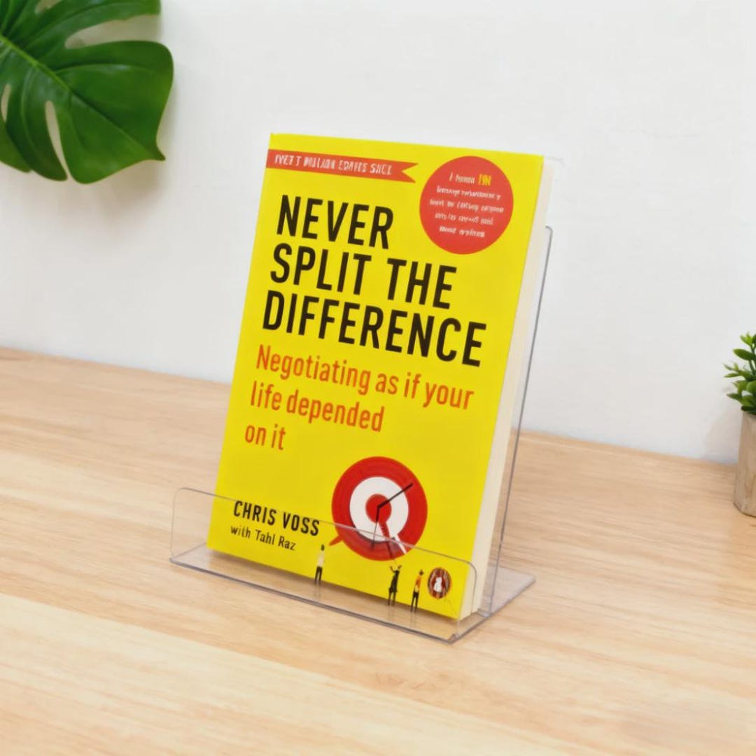 Never Split the Difference Chris Voss Book | FBI Negotiation Techniques ...