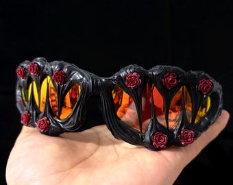 FTM Cycling Sunglasses Avant-garde Style - Black Rose Glasses