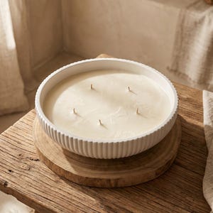 PURE WHITE Collection | Grande Candle | Luxury Soy Candle | Minimalist Home Fragrance