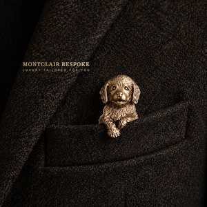 Vintage brooch dog - Etsy 日本