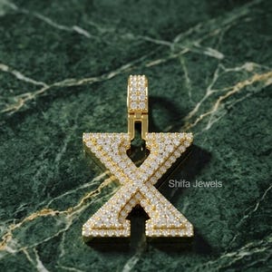 2 kt rond geslepen diamanten herenhanger, 14 kt geelgoud verguld