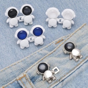 No-Trace Jeans-taillespanner: tailleverkleiner met platte achterkant, verstelbare tailleclip zonder naaien voor losse jeans