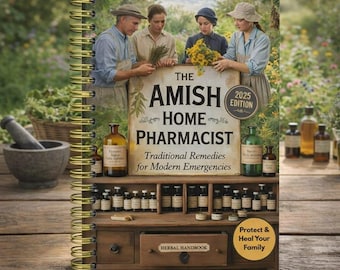 The Amish Home Pharmacist | Herbal Medicine & Natural Remedies Book | Emergency Survival Healing Guide