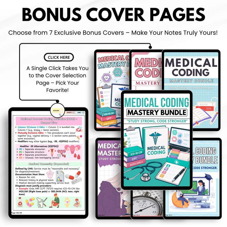 Medical Coding Bundle PDF | Nursing Students| ICD-10 CPT Coding ...