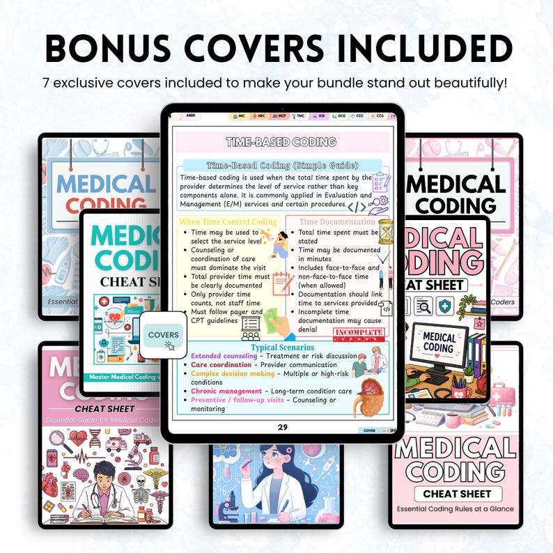 Medical Coding Study Guide & Cheat Sheet Pdf | ICD 10 CPT HCPCS Quick ...